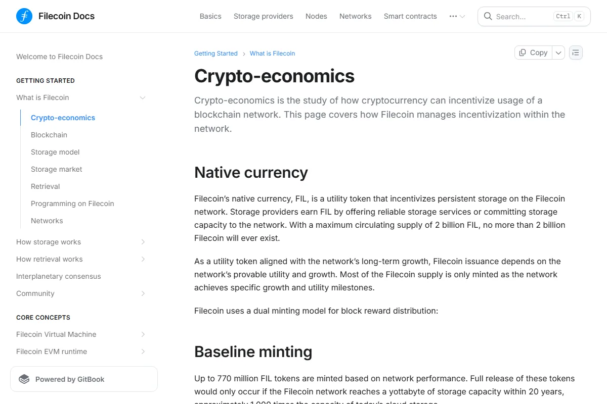 Tài liệu Filecoin trình bày minting, vesting, collateral và slashing