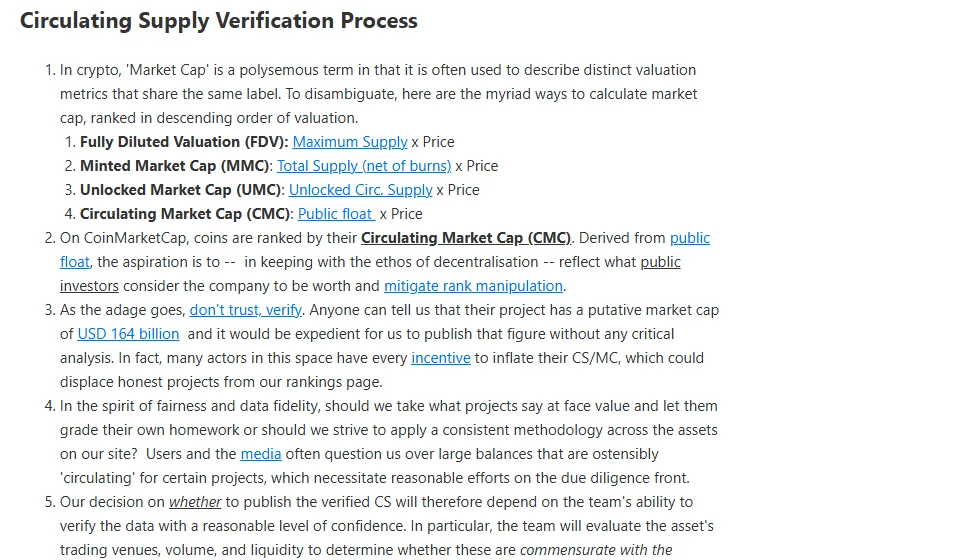 Vì sao CoinGecko và CoinMarketCap hiển thị vốn hóa token khác nhau?
